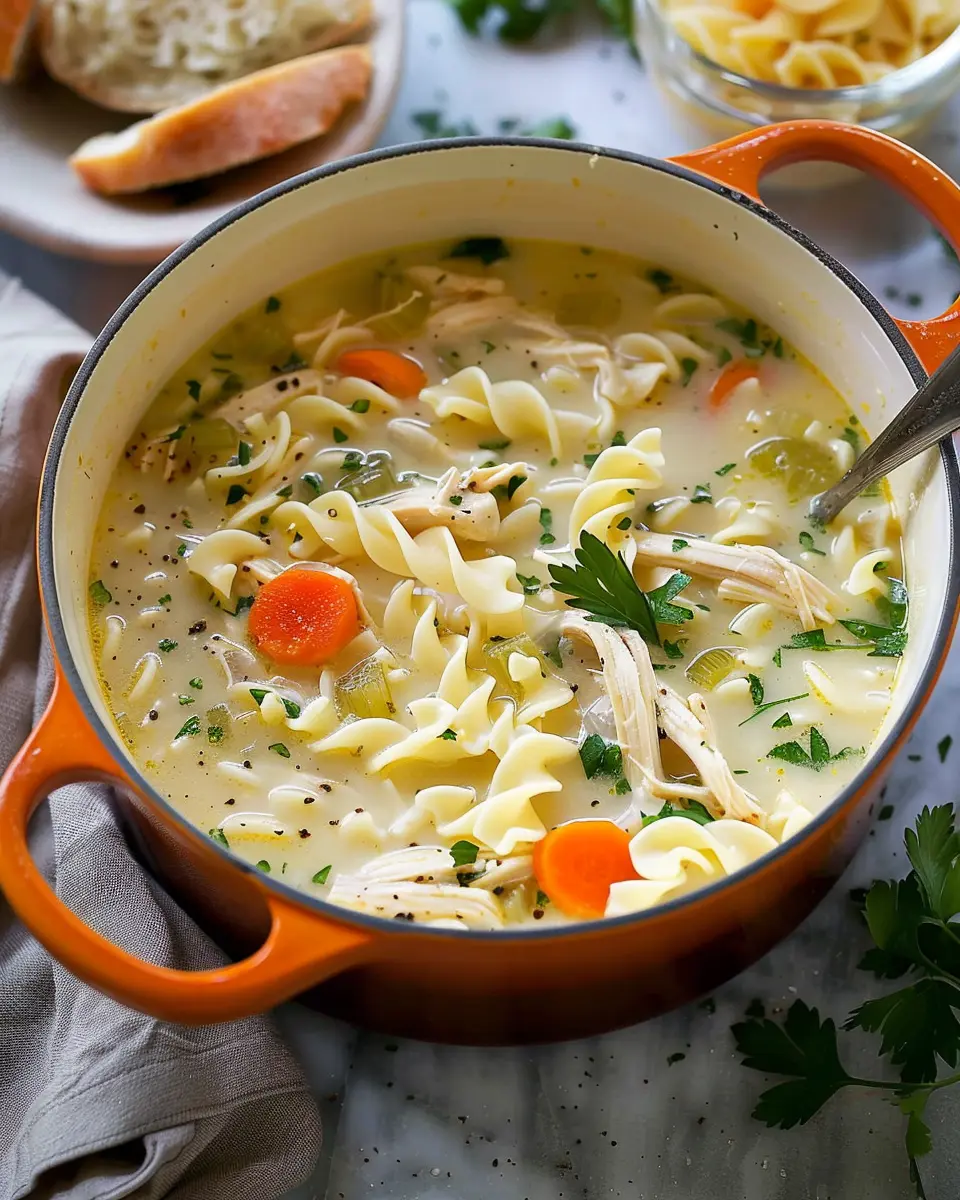 Creamy Chicken Noodle Soup: The Best Comfort Food Recipe
