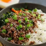 Delicious Korean Ground Beef Bowl