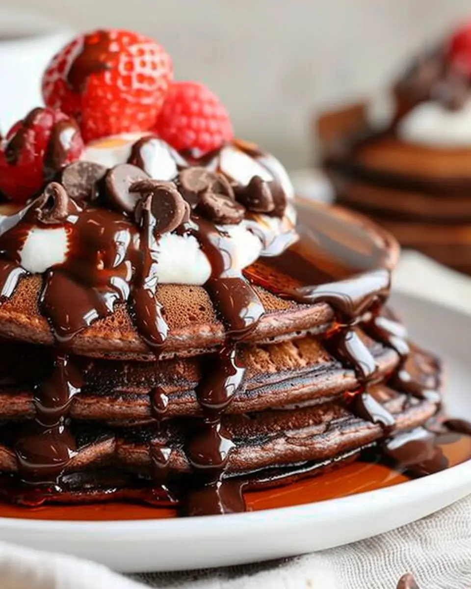 Chocolate Pancakes: Indulgent Fluffy Delight for Breakfast Lovers