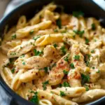 Crock Pot Creamy Cajun Chicken Pasta