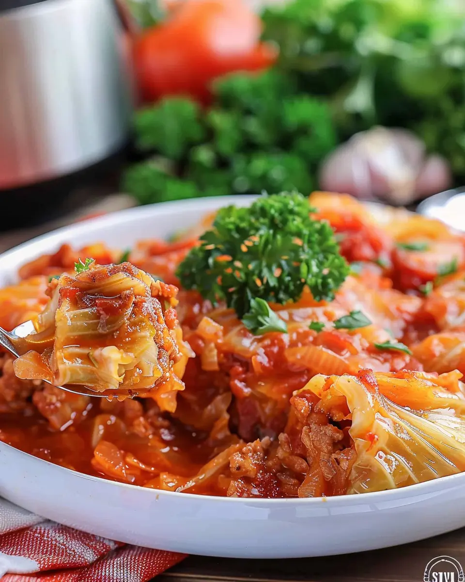 Crock Pot Unstuffed Cabbage Rolls: Easy &amp; Flavorful Family Meal