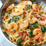 Shrimp and Spinach PastaShrimp and Spinach Pasta
