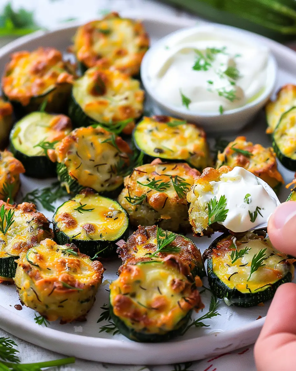 Cheesy Garlic Zucchini Bites That Everyone Will Love