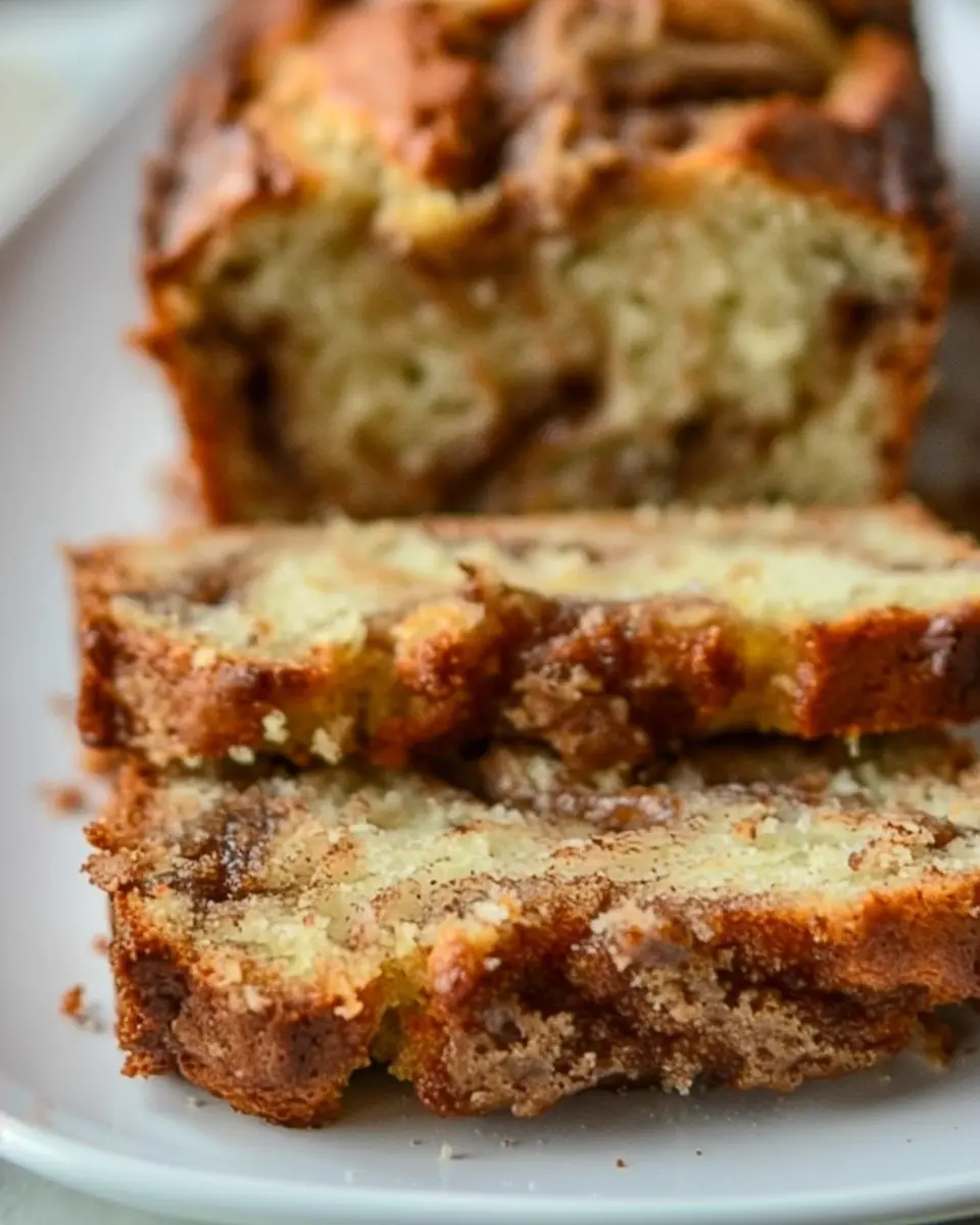 Apple Bread with Cinnamon Swirl