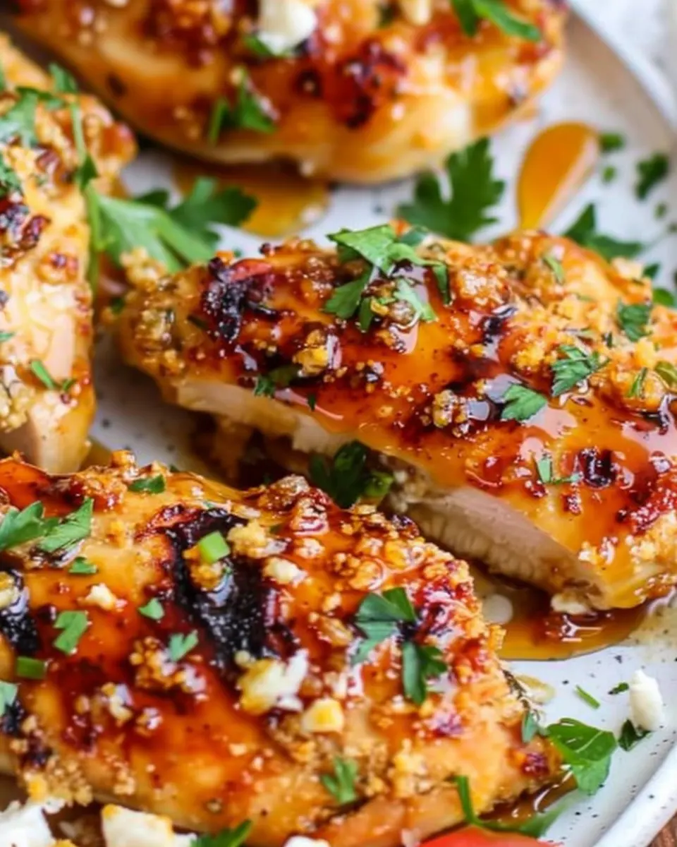 Hot Honey Feta Chicken: A Juicy Twist on Sweet and Savory Comfort