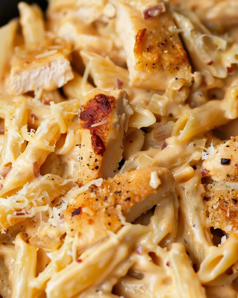 Garlic Parmesan Chicken Pasta