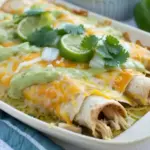 Chicken Enchiladas with Green Sauce