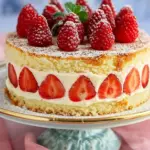 Fraisier Cake with Diplomat Cream