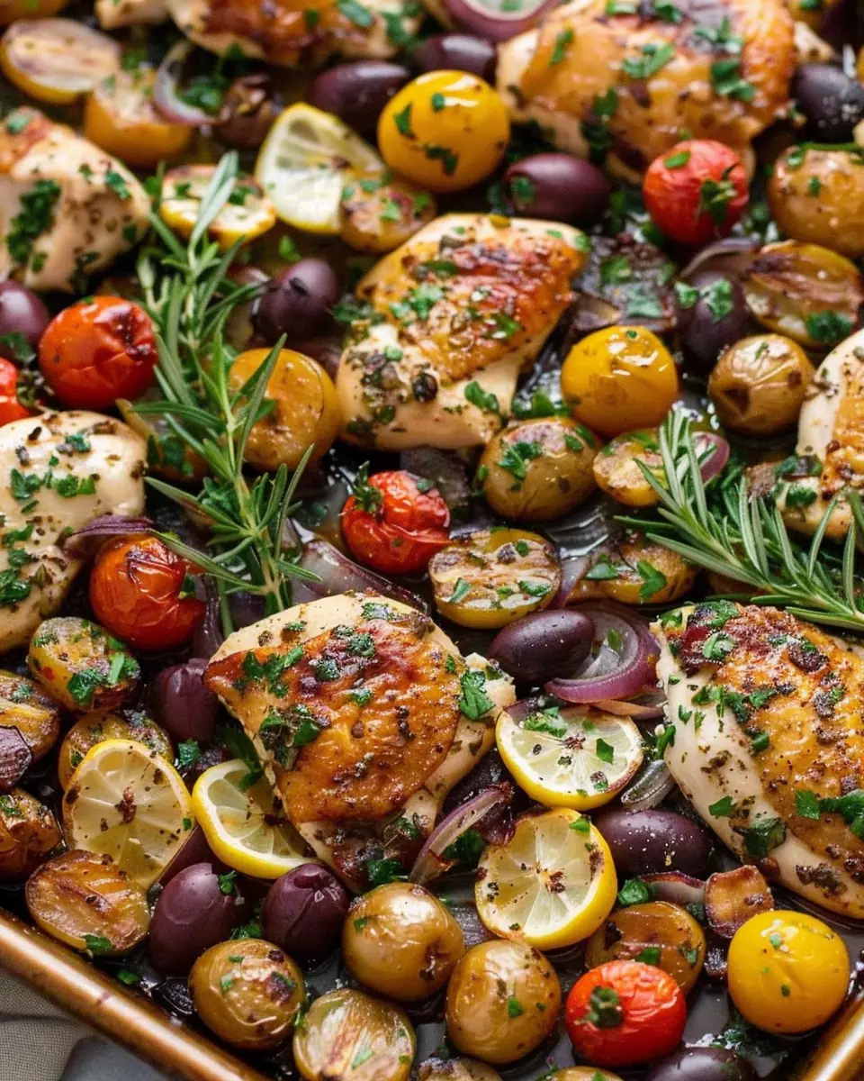 Greek Sheet-Pan Chicken: Easy and Flavor-Packed Dinner Delight