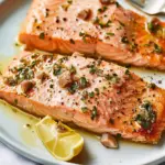 Salmon With Anchovy-Garlic Butter