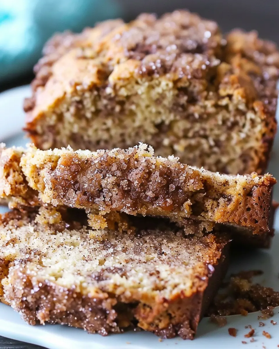 Coffee Cake Banana Bread