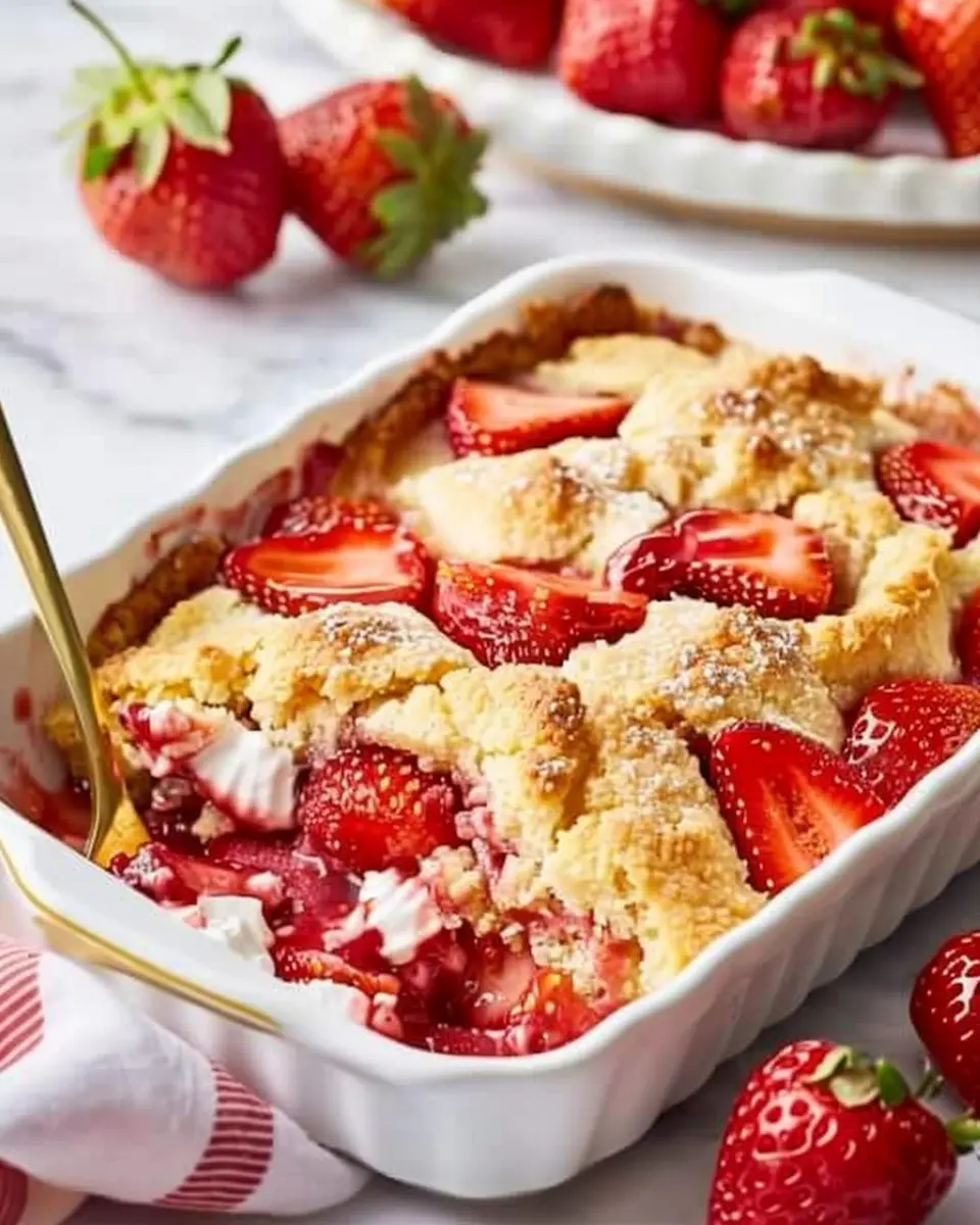 Strawberry Cobbler