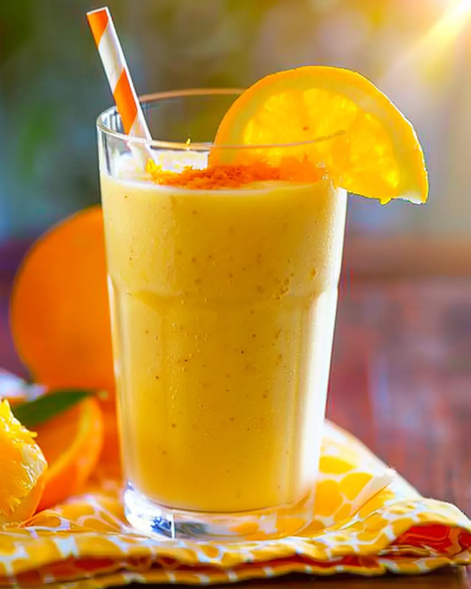 Orange Creamsicle Smoothie: Quick, Easy &amp; Indulgent Delight