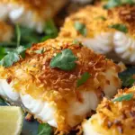 Tropical Paradise Coconut Crusted Fish Fillets: A Taste of the Tropics