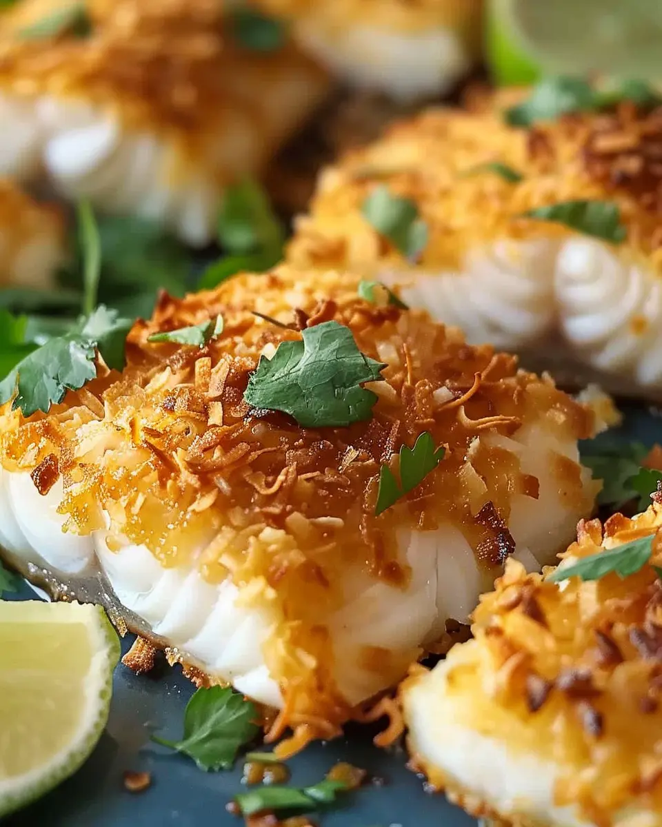Tropical Paradise Coconut Crusted Fish Fillets: Easy Island Delight