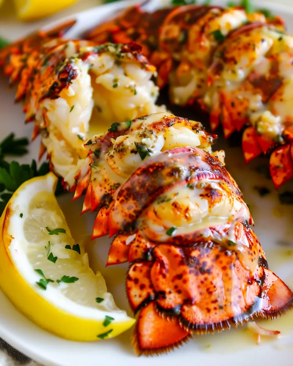 Broiled Lobster Tails: Indulge in Garlic Lemon Butter Bliss