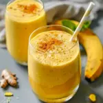 Turmeric Ginger Banana Smoothie