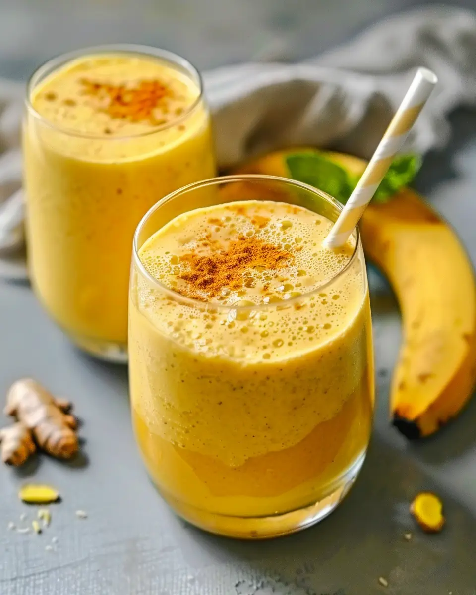 Turmeric Ginger Banana Smoothie: The Best Energizing Recipe